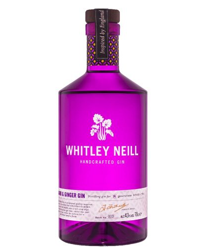Whitley Neill Gin Rabarbarowo Imbirowy 43% 0.7 l
